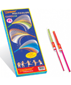 multi colour candles (10 pcs)